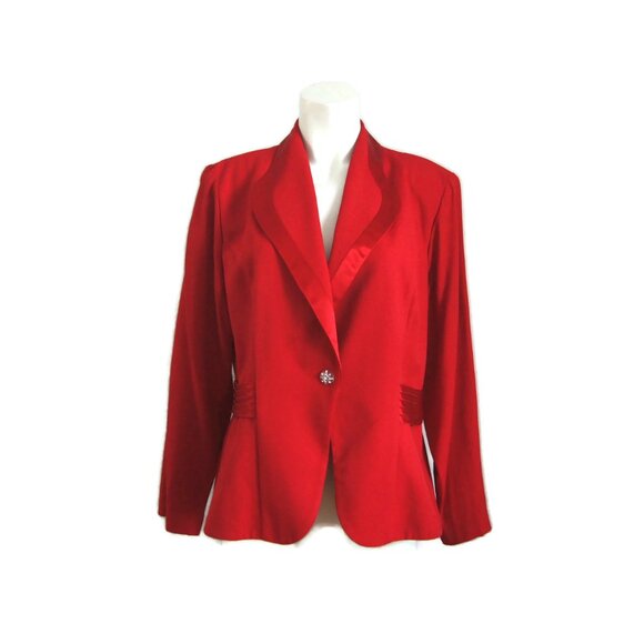 Vintage 80's Dawn Joy II Women's Blazer Jacket Made in USA - Picture 1 of 6